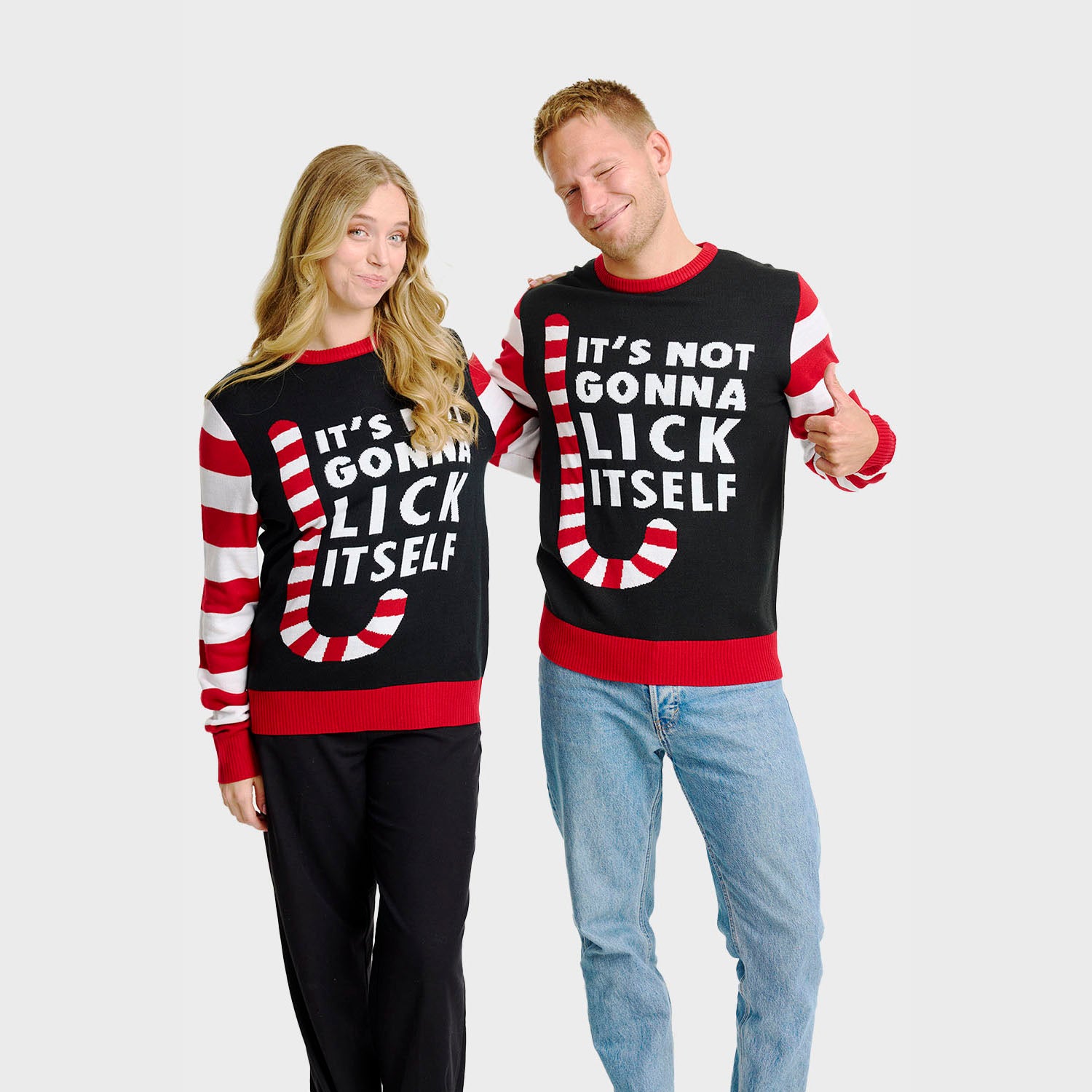 Candy Cane julegenser – Herre